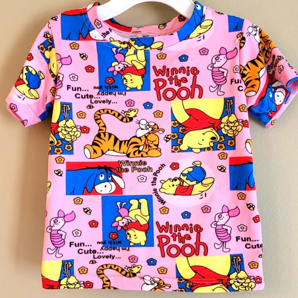 Disney character soft short sleeved tee shirt